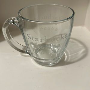 Starbucks 5 ⭐️glass mug made by Libby